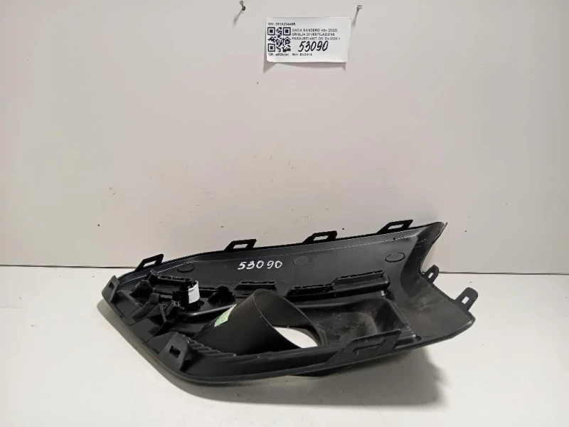 Griglia DI Ventilazione Paraurti ANT DX 261A23449R Dacia Sandero III 2020