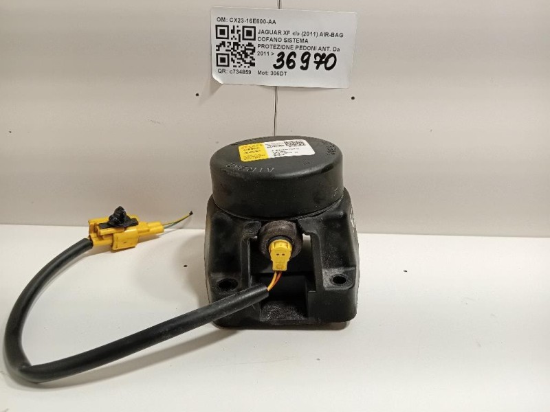 Air-bag Cofano Sistema Protezione Pedoni ANT CX23-16E600-AA Jaguar XF I 2011