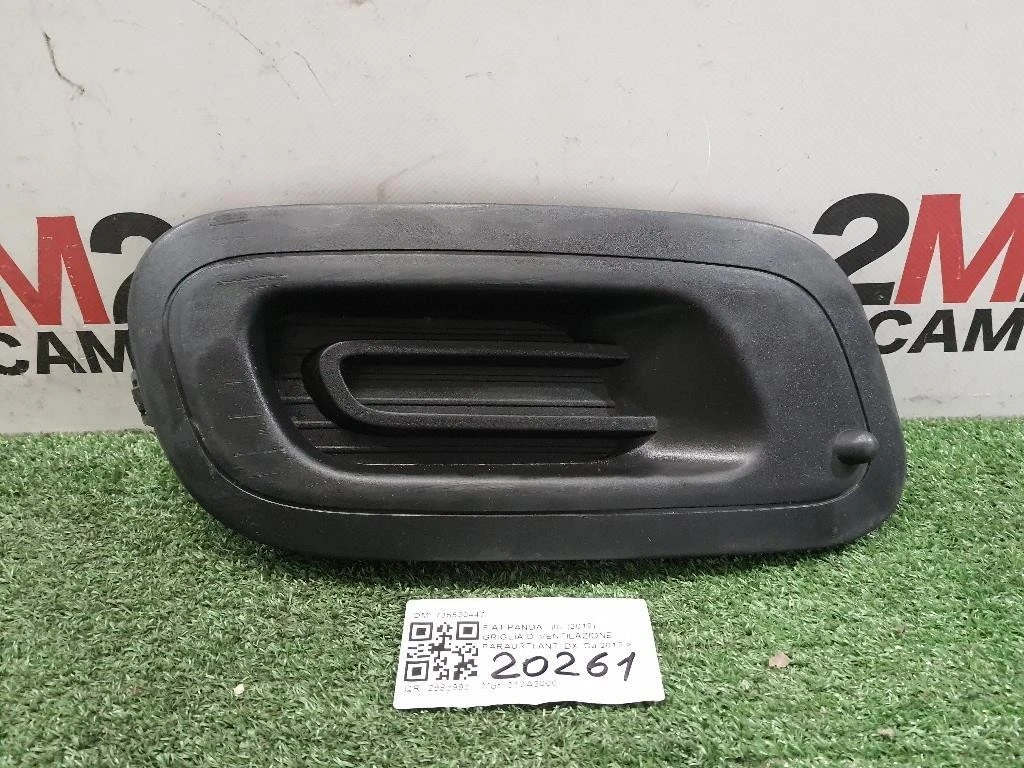 Griglia DI Ventilazione Paraurti ANT DX 735520447 Fiat Panda III 2012