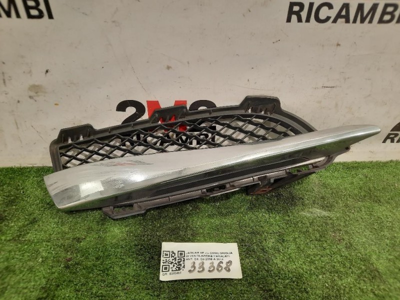 Griglia DI Ventilazione Paraurti ANT DX Jaguar XF I 2008