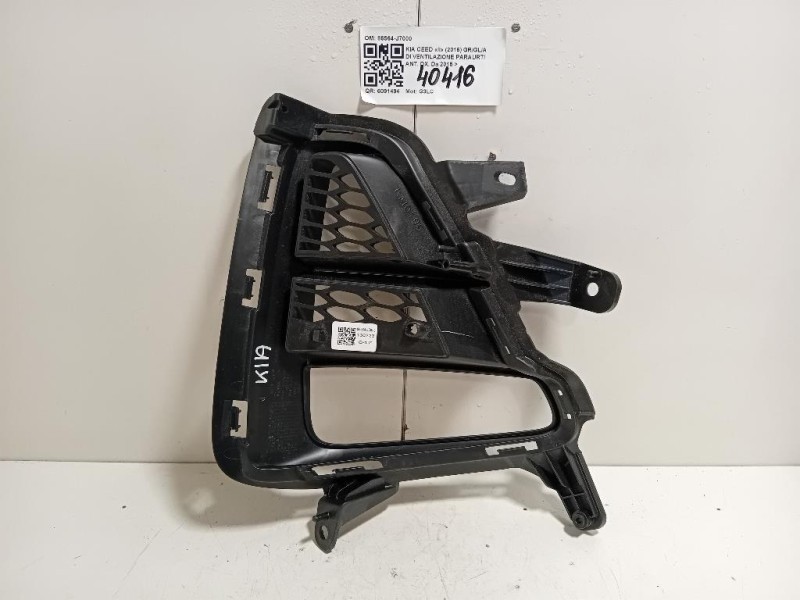 Griglia DI Ventilazione Paraurti ANT DX 86564-J7000 Kia CEED II 2016