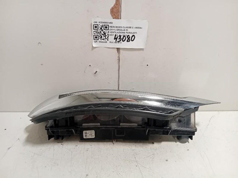 Griglia DI Ventilazione Paraurti ANT DX A2048851453 Mercedes Classe C W204 2011