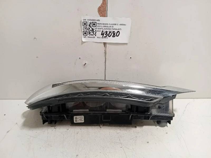 Griglia DI Ventilazione Paraurti ANT DX A2048851453 Mercedes Classe C W204 2011