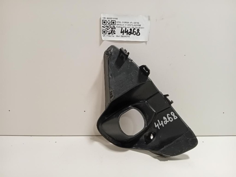 Griglia DI Ventilazione Paraurti ANT DX 9830218180 Opel Corsa F 2019
