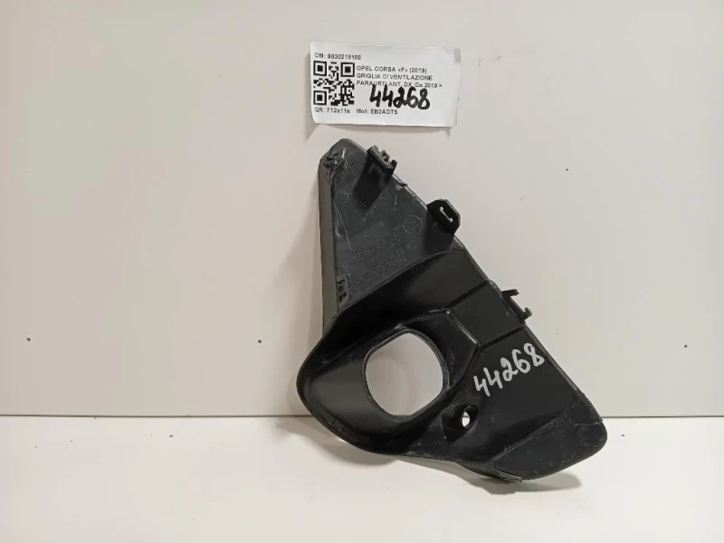 Griglia DI Ventilazione Paraurti ANT DX 9830218180 Opel Corsa F 2019