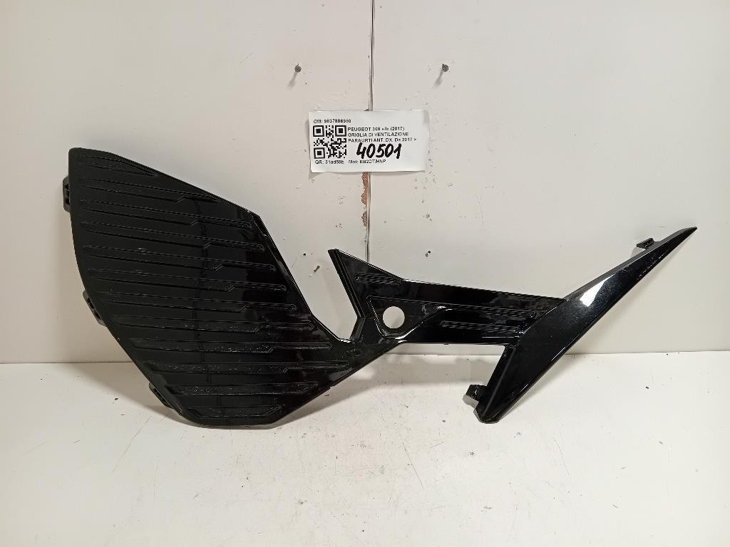 Griglia DI Ventilazione Paraurti ANT DX 9837886980 Peugeot 308 II 2017
