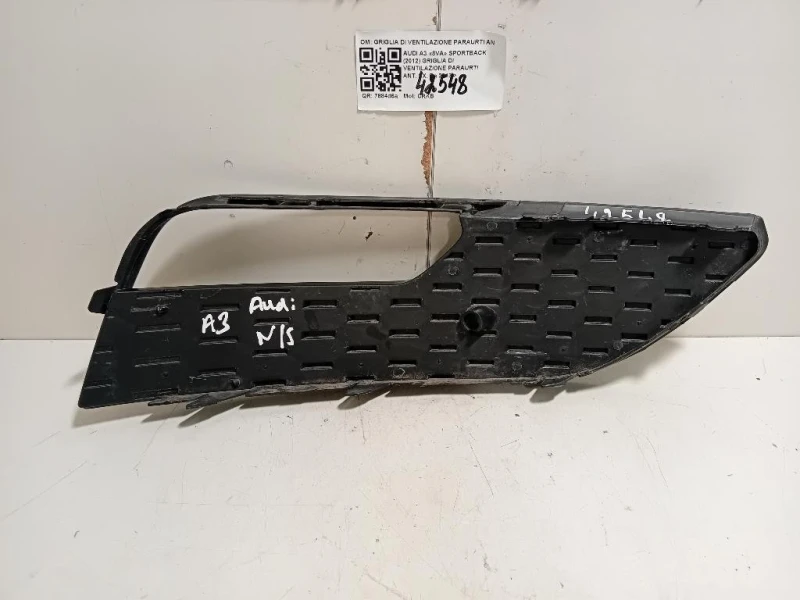 Griglia DI Ventilazione Paraurti ANT SX 8V3807681ABMT Audi A3 8VA Sportback 2012