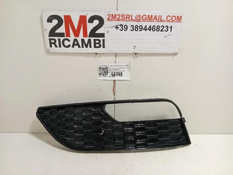 Griglia DI Ventilazione Paraurti ANT SX 8V3807681ABMT Audi A3 8VA Sportback 2012