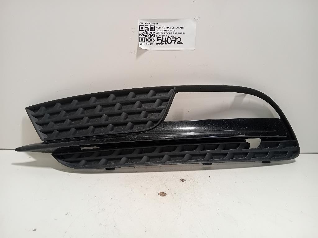Griglia DI Ventilazione Paraurti ANT SX 8T0807681H Audi A6 4a5c8 Avant 2018