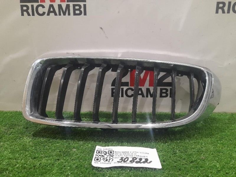 Griglia DI Ventilazione Paraurti ANT SX 7294813 Bmw Serie 4 F32 Coupe 2014