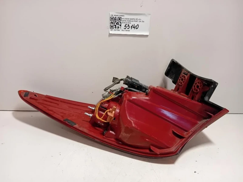 Fanale POST DX 92402-2W600 92402-2W610 Hyundai Santa FÉ IV 2015