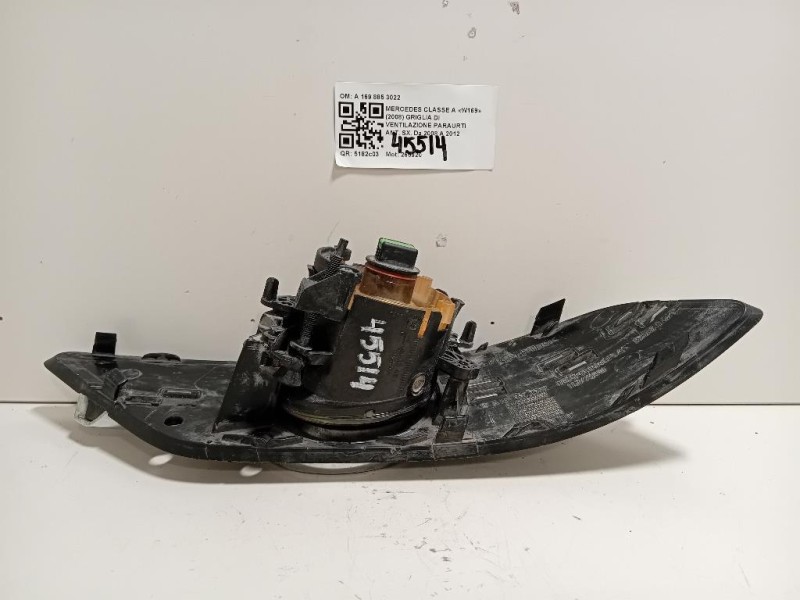 Griglia DI Ventilazione Paraurti ANT SX A1698852922 Mercedes Classe A W169 2008