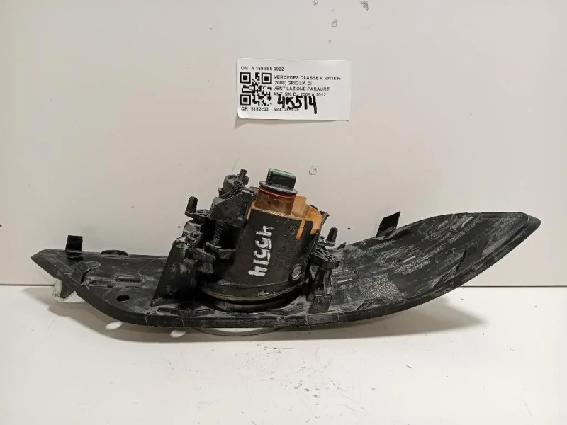 Griglia DI Ventilazione Paraurti ANT SX A1698852922 Mercedes Classe A W169 2008