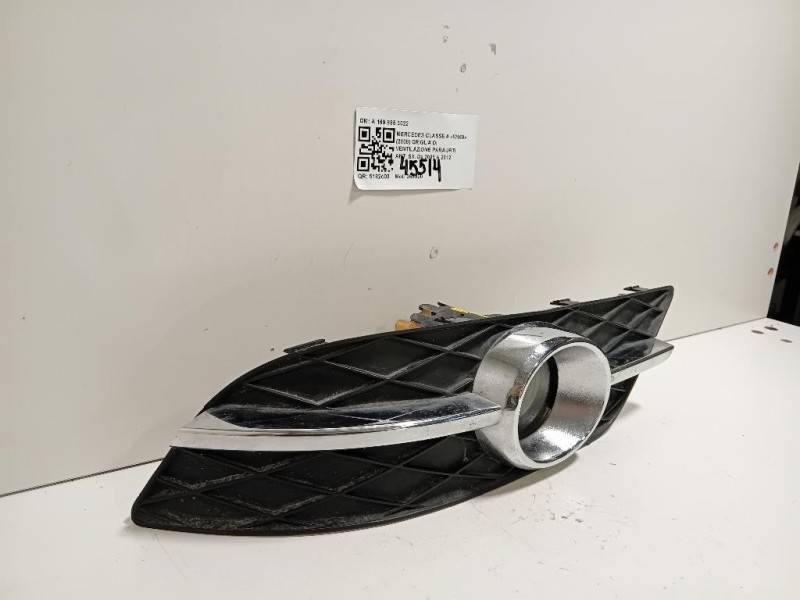 Griglia DI Ventilazione Paraurti ANT SX A1698852922 Mercedes Classe A W169 2008