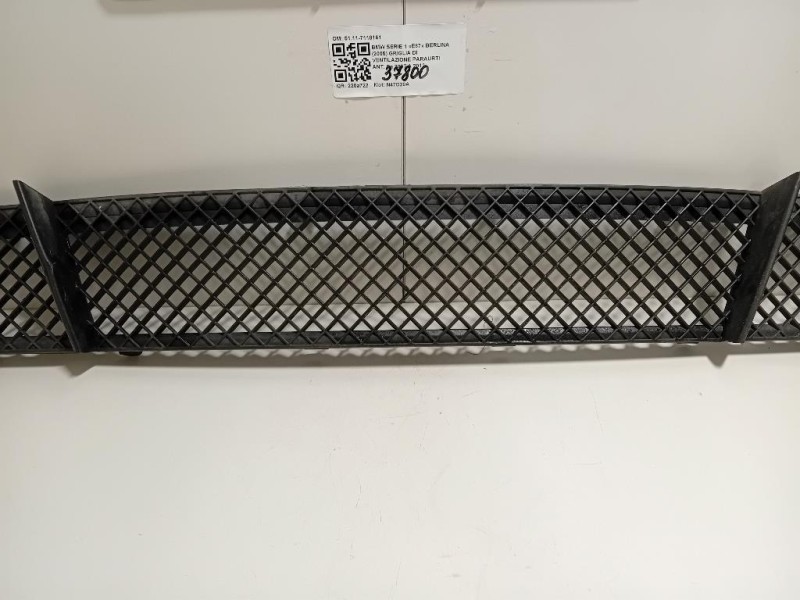 Griglia DI Ventilazione Paraurti INF ANT 5111-7118161 Bmw Serie 1 E87 Berlina 2005