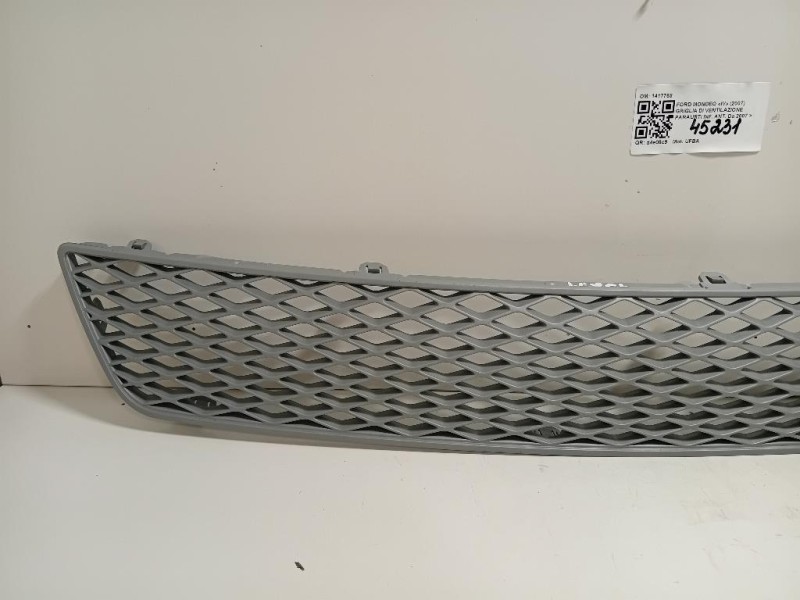 Griglia DI Ventilazione Paraurti INF ANT 1417768 Ford Mondeo IV 2007