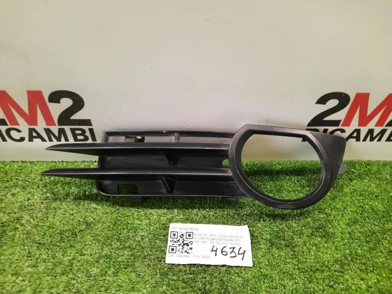 Griglia DI Ventilazione Paraurti INF ANT SX 8P3807682A FENDI FENDINEBBIA CORNICE DX Audi A3 8P1 2004