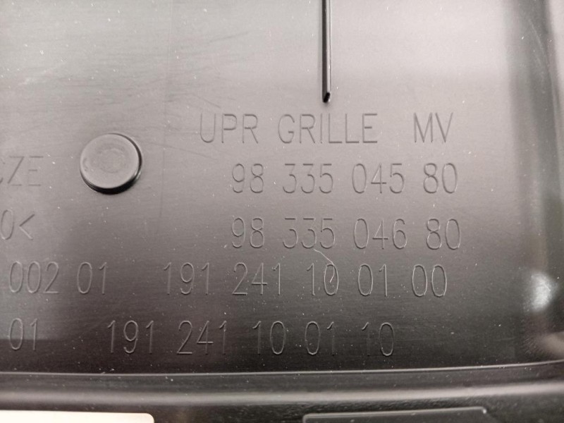 Griglia DI Ventilazione Paraurti SUP ANT 9833504580 Citroen C3 III 2016