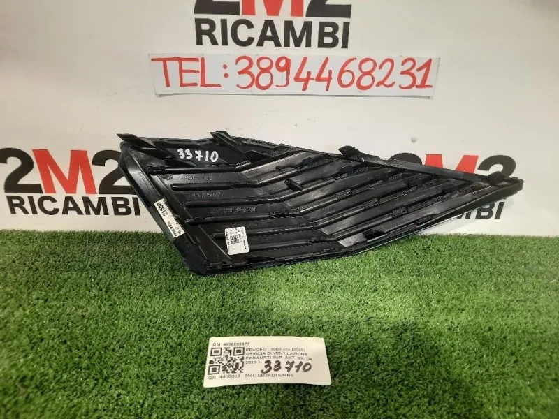 Griglia DI Ventilazione Paraurti SUP ANT SX MODANATURA PARAURTI 9836826977 Peugeot 3008 II 2020