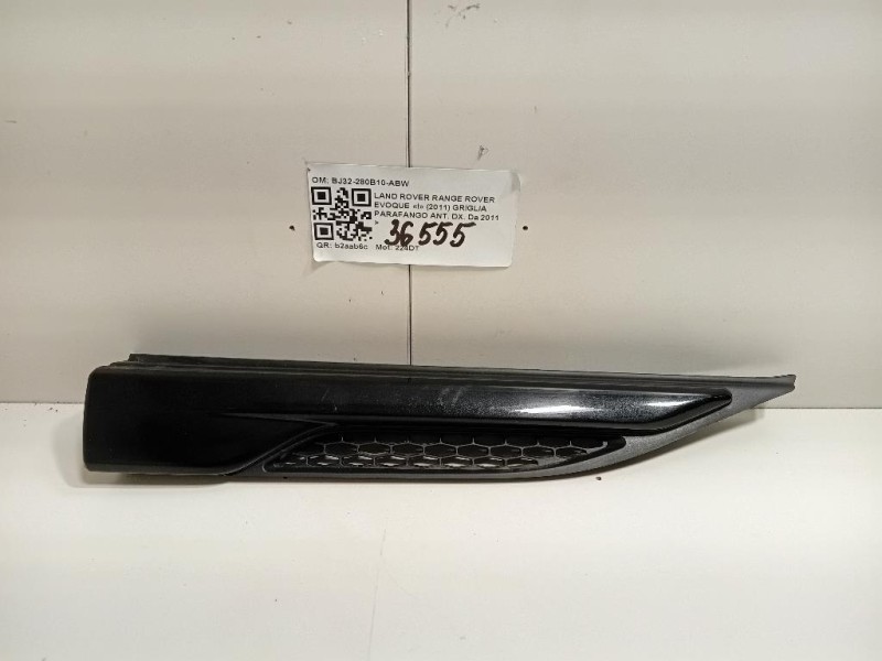 Griglia Parafango ANT DX BJ32-280B10-ABW Land Rover Range Rover Evoque I 2011