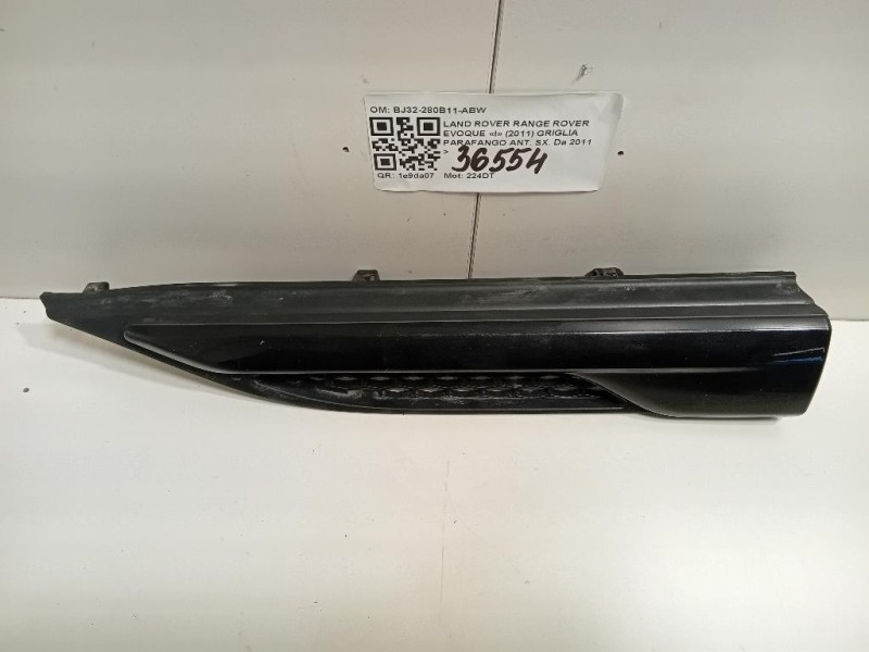 Griglia Parafango ANT SX BJ32-280B11-ABW Land Rover Range Rover Evoque I 2011
