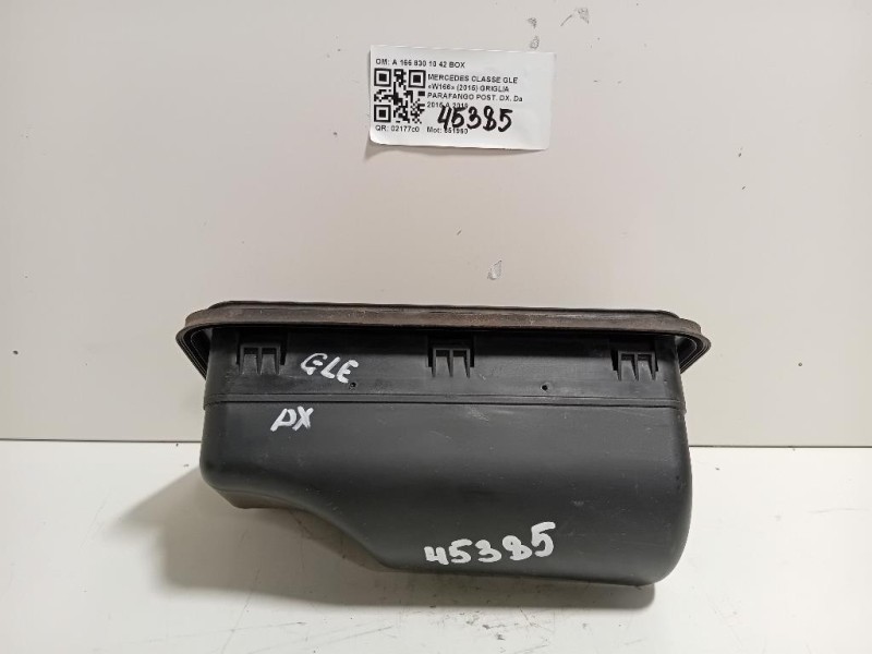 Griglia Parafango POST DX A 166 830 10 42 BOX Mercedes Classe GLE W166 2015