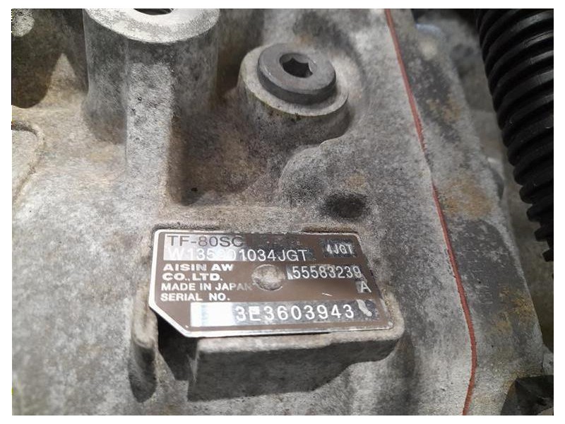 Cambio A20DTH TF80SC 55583239 Opel Zafira C 2012