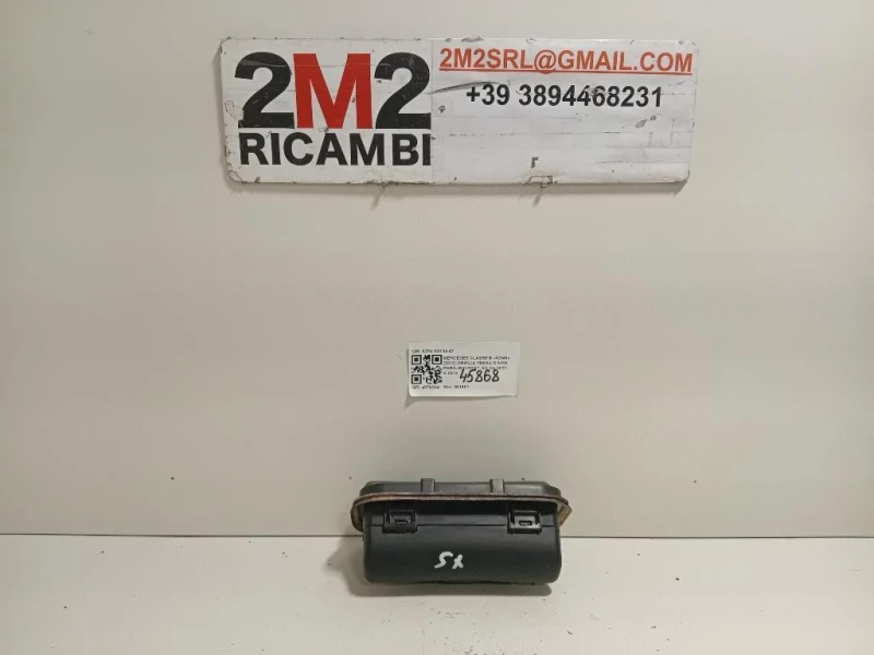Griglia Presa Daria Paraurti POST SX A204 830 04 42 Mercedes Classe B W246 2012