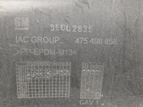 Paraurti POST 39002828 Opel Corsa E 2014