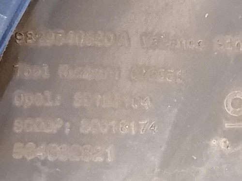 Paraurti POST 166335701T CON SENSORI Opel Corsa F 2019