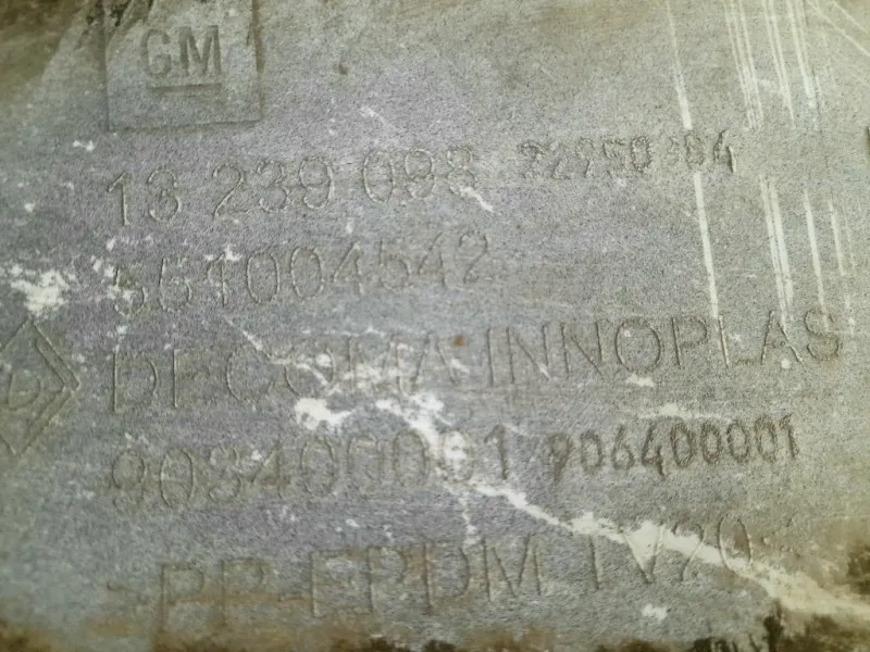 Paraurti POST NUDO 13239098 Opel Insignia A SW 2009