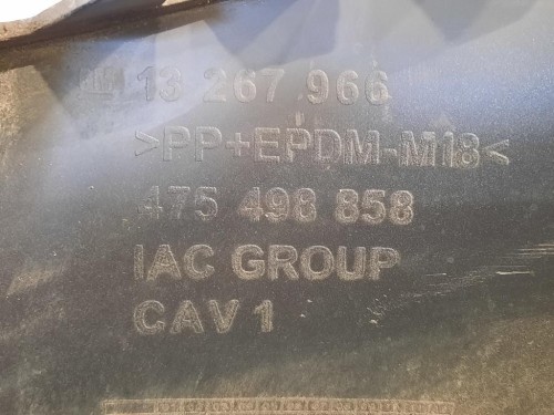 Paraurti POST 13267966 Opel Meriva B 2014