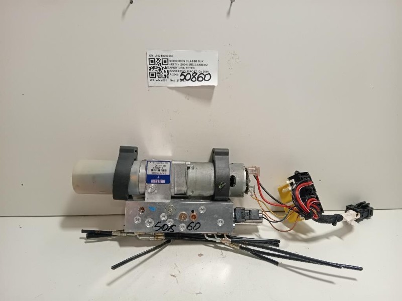 Gruppo Idraulico Apertura Tetto A1718000030 A1718207610 Mercedes Classe SLK R171 2004
