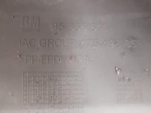 Paraurti POST 95365611 Opel Mokka X 2016