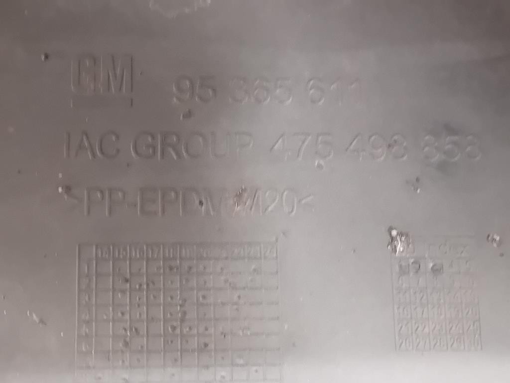 Paraurti POST 95365611 Opel Mokka X 2016