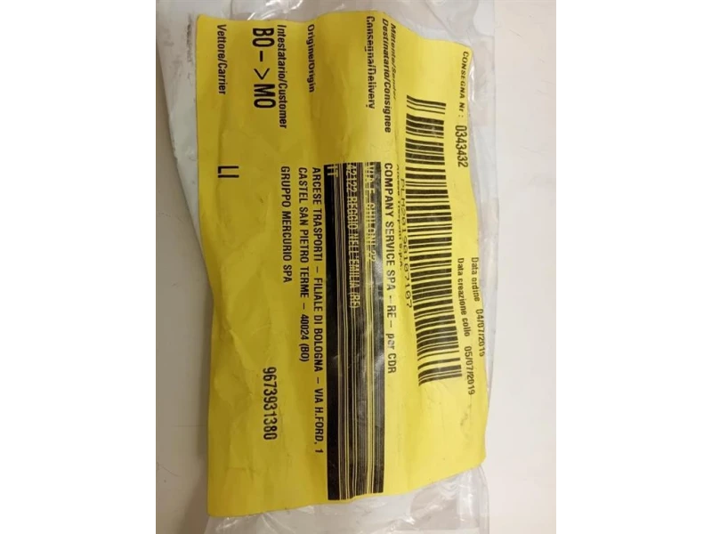 Guarnizione Raschiavetro Porta EST ANT DX 9673931380 Peugeot 2008 I 2016