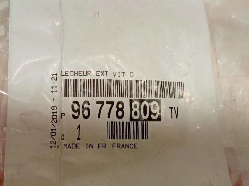 Guarnizione Raschiavetro Porta EST ANT DX 9677880980 Peugeot 308 II 2017