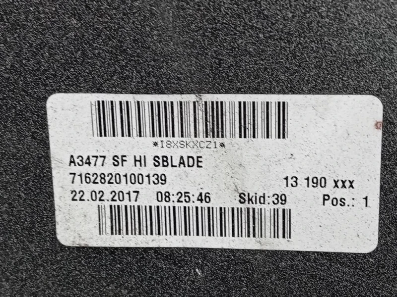 Paraurti POST 20951267 Opel Zafira C 2012