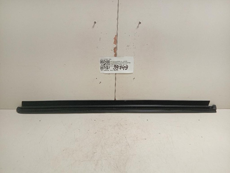 Guarnizione Raschiavetro Porta EST POST DX 828201118R Dacia Duster II 2018