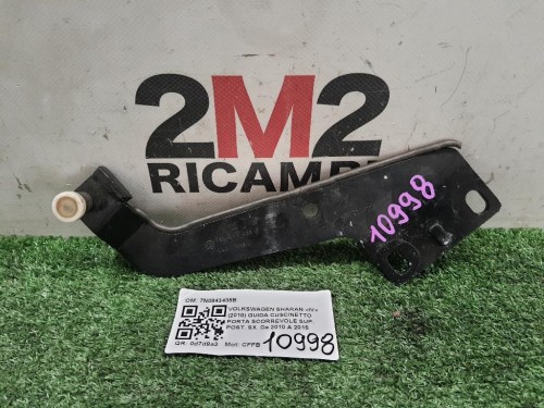 Guida Cuscinetto Porta Scorrevole SUP POST SX 7N0843435B Volkswagen Sharan IV 2010
