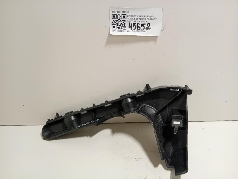 Guida Sostegno Paraurti POST SX 9681828280 Citroen C3 Picasso 2013