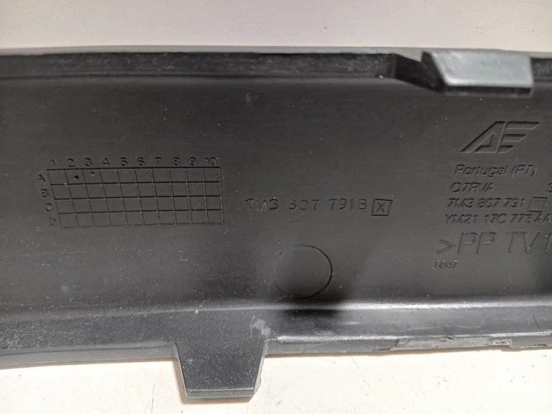 Guida Sostegno Paraurti POST SX 7M3 807 791 Volkswagen Sharan IV 2010