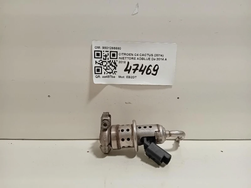 Iniettore Adblue 9801266680 Citroen C4 Cactus 2014