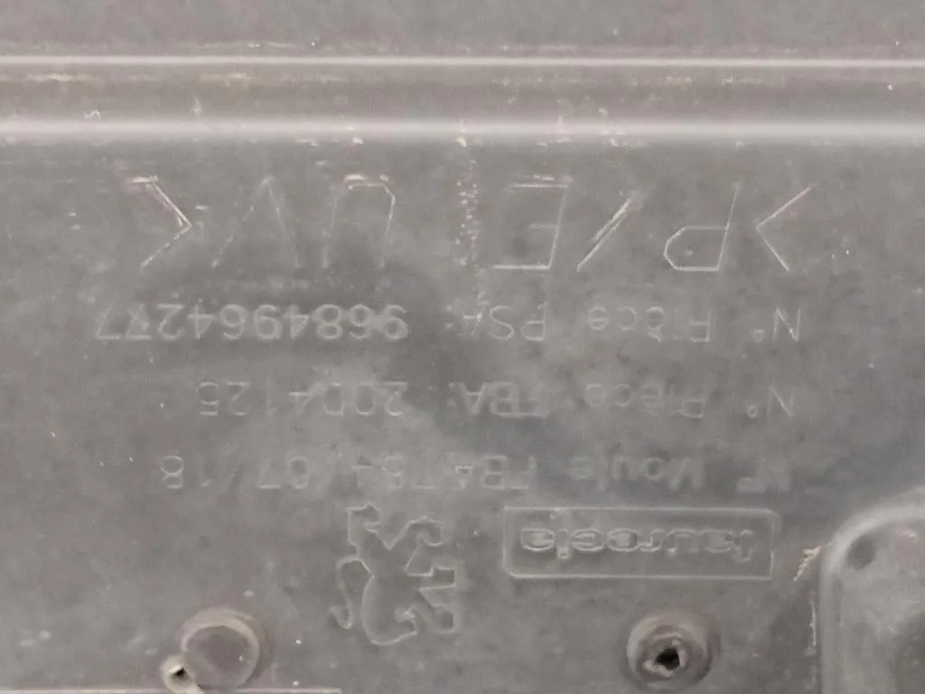 Paraurti POST 9684964277 Peugeot 3008 I 2013