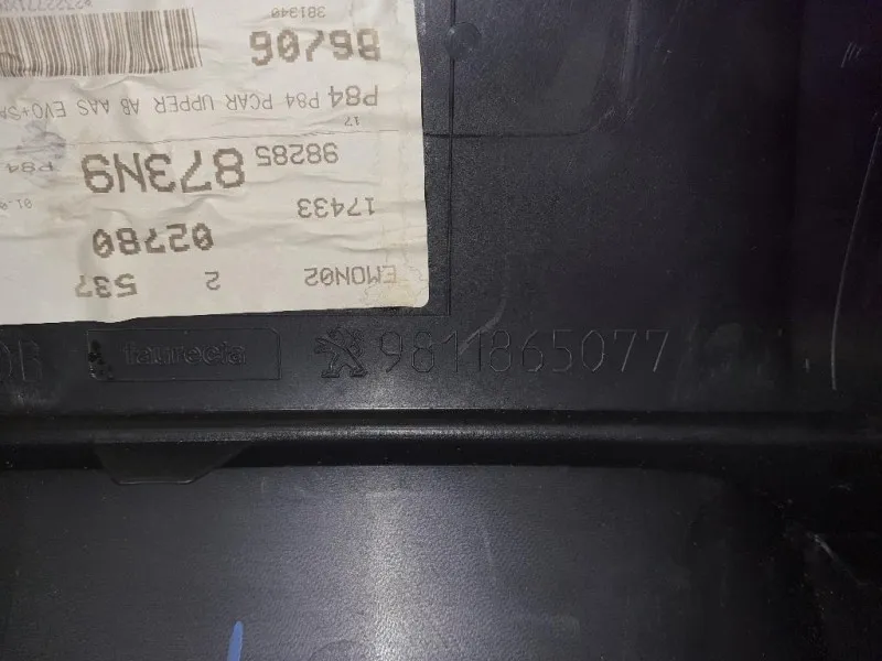 Paraurti POST 9811865077 Peugeot 3008 II 2016