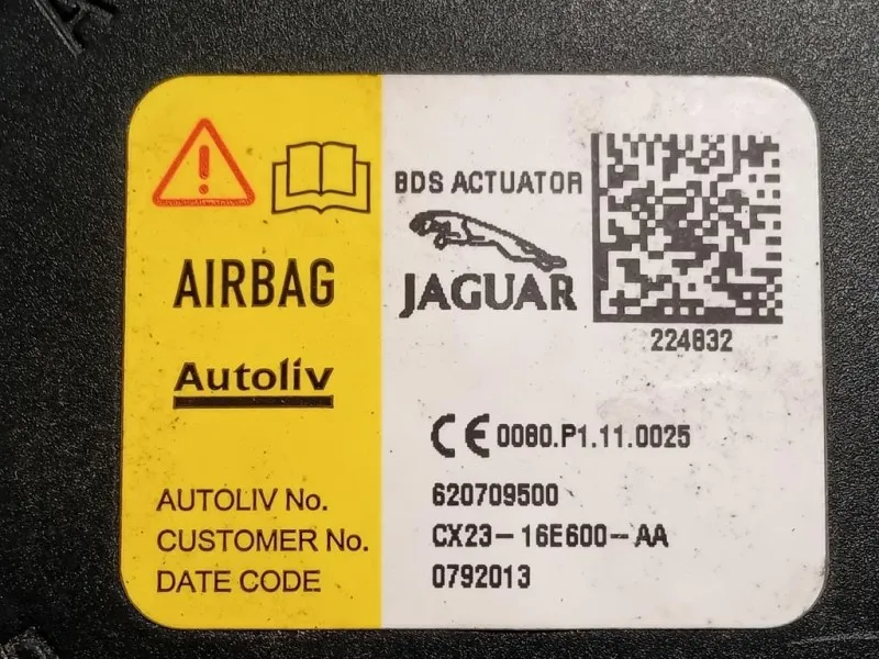 Air-bag Cofano Sistema Protezione Pedoni ANT CX23-16E600-AA Jaguar XF I 2011