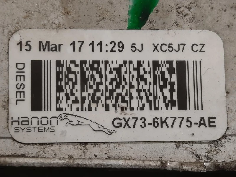 Intercooler GX73-6K775-AE Jaguar XE 2015