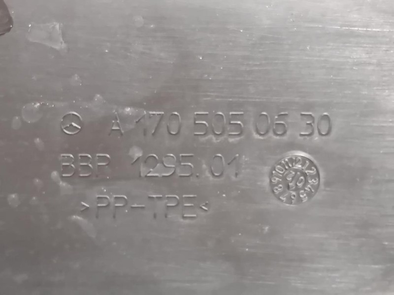 Intercooler A170 505 06 30 Mercedes Classe SLK R170 1997