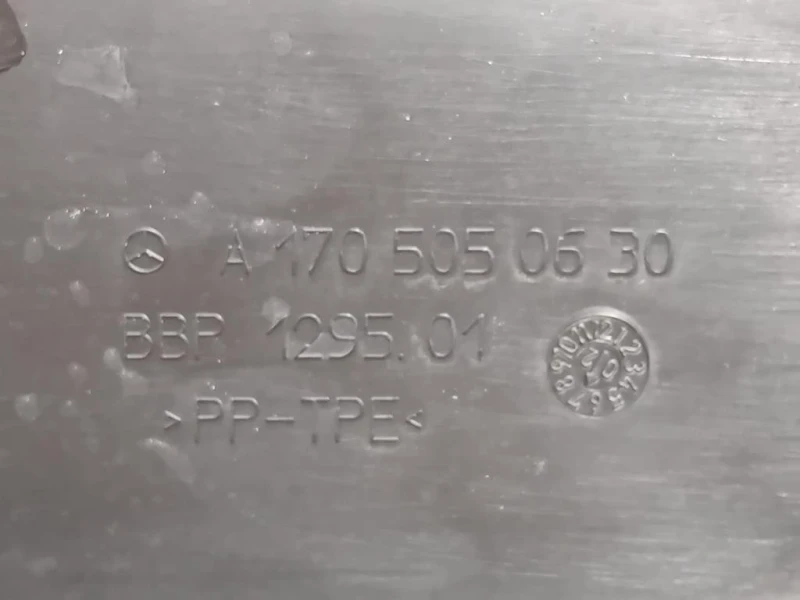 Intercooler A170 505 06 30 Mercedes Classe SLK R170 1997