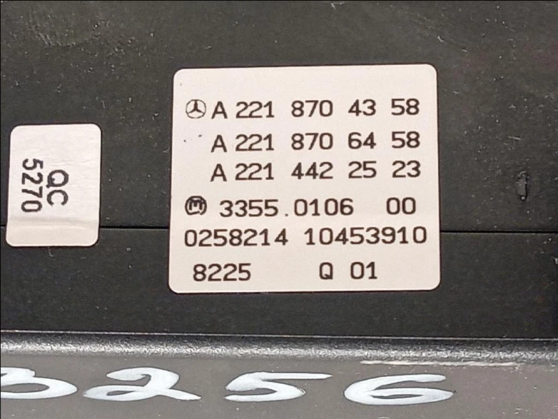 Interruttore AC A2214422523 Mercedes Classe S W221 2006